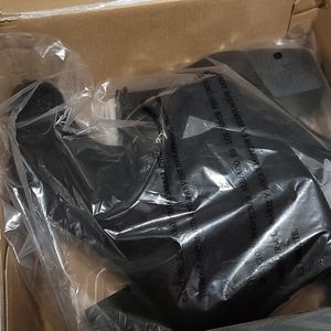 Black suede booties by A.N.A size 7